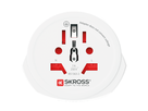 SKROSS Adaptateur de voyage Monde - UK 3 pôles max. 7A avec fusible bl