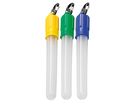 LED light stick Glow 5, set di 3, giallo, verde, blu
