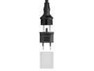 FIX Adapter Deutschland CEE7/17 - Schweiz T11 2-polig sw