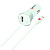 SKROSS Adaptateur de charge USB-A + câble Lightning Connector max. 5V/3.4A bl