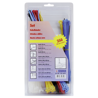 Attaches-cables SET 350 100 pcs 100mm nature