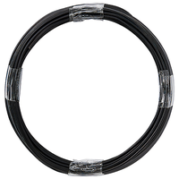 Fil de sonnerie 0.8/1.6mm² noir, bague 20m