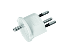 Adaptateur FIXE Allemagne CEE7/7 - Suisse T12 3 pôles bl UE 100 pcs.