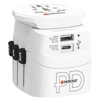 SKROSS Reiseadapter World - World 3-polig max. 7A ws