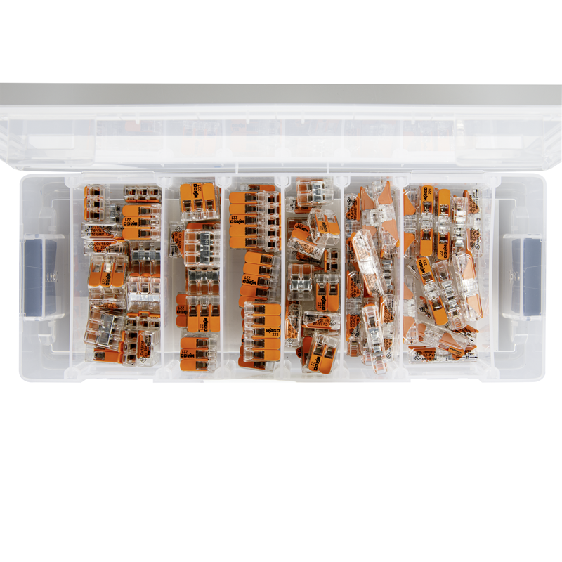 WAGO Set de bornes de connexion 4-parties UE 93 pcs. assorties