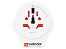 SKROSS Adapt. de voyage PRO Monde - Monde +1xUSB-A 3 pôles max. 7A avec fusible