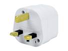Reiseadapter Schweiz - UK 3-polig max. 10A mit Sicherung ws