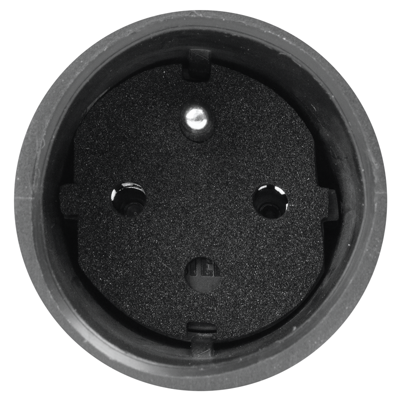 FIX Adapter Deutschland CEE7/7 - Schweiz T12 3-polig sw VPE 100 Stk.