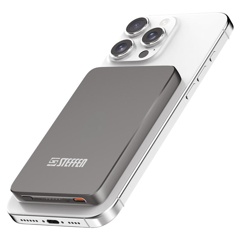 Powerbank Magnetic 15W PD+Qi 5'000mAh max. 5V-3A