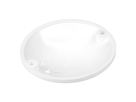 Rosetta da soffitta rotonda Ø 90mm, colore bianco