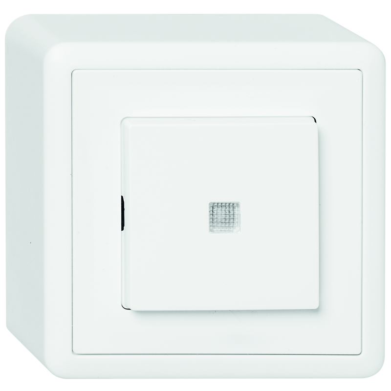 EDIZIOdue Interr. app. CONT. CHIU.-APER. 1L illum. (LED giallo, orie./con.) bi