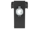 GardenLine Colonna con prese elettriche e timer 2xT13 IP55 con protezione da sov