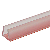 MINI-SNAP 8/10mm transparent Stange 2m selbstklebend