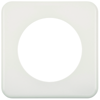 STANDARDdue Piastra di copertura da inc. SEMPLICE Ø 58mm bi
