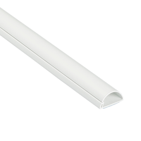 D-Line canale per cavi semirotondo 30x15mm barra 2m bianco