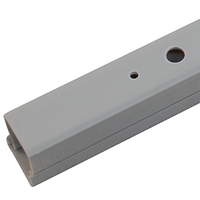 Canale per cavi 20x20mm barra 2m grigio
