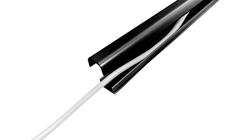 Multi Kabelkanal 14x10mm 3 Stangen 1m selbstklebend schwarz