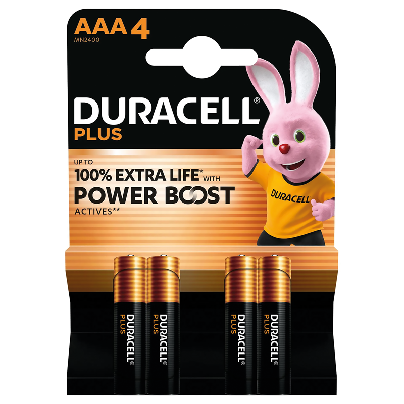 Duracell Plus Power Boost 1.5V MN2400 LR03 AAA