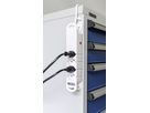 Steckdosenleiste VARIABL 4xT13 3m mit Haftmagnete ws