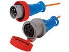 Rallonge électrique STEFFENFLEX EPR-PUR 5G2.5mm² 10m CEE32/5-CEE32/5 IP66 or