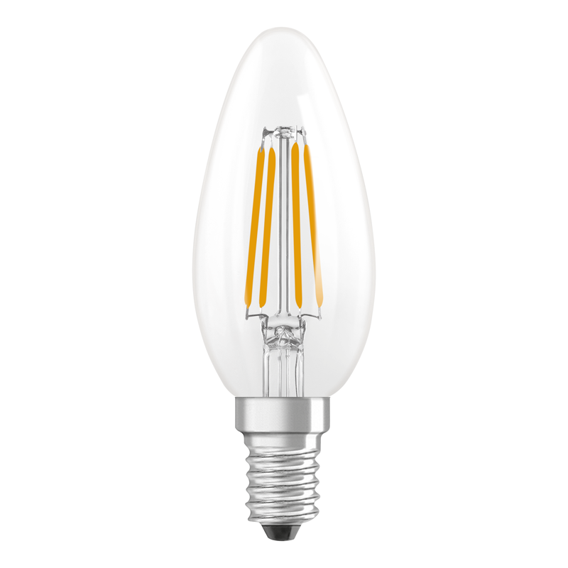 Osram LED Superstar Retrofit Cl. B Filament E14 240V 3.4W (40W) 470lm WW