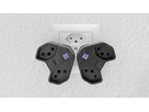 Adaptateur multiple MANTA 2xT13 + 1xUSB-C PD rotatif 320° nr