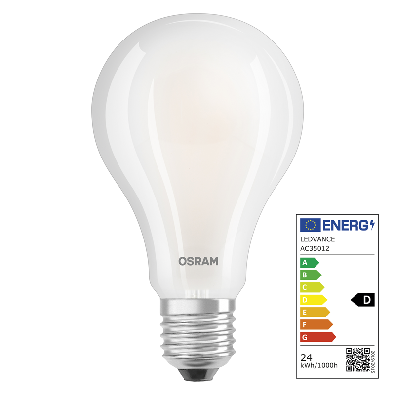 Osram LED Star Classic A E27 240V 24W 3452lm WW