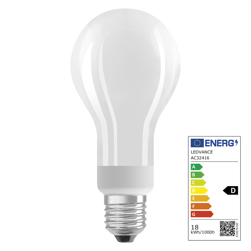 Osram LED Superstar Classic A E27 240V 18W 2452lm WW
