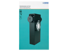 GardenLine Colonna con prese elettriche e timer 2xT13 IP55 con protezione da sov