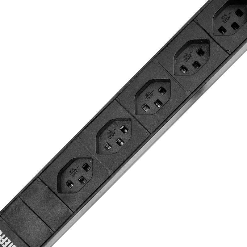 Presa multipla ALU MODULAR PDU BLACK 1U 8xT23 3m nr