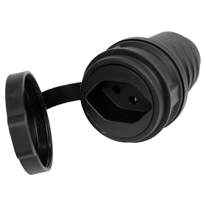 Prise STEKO Basic T13 noir IP20