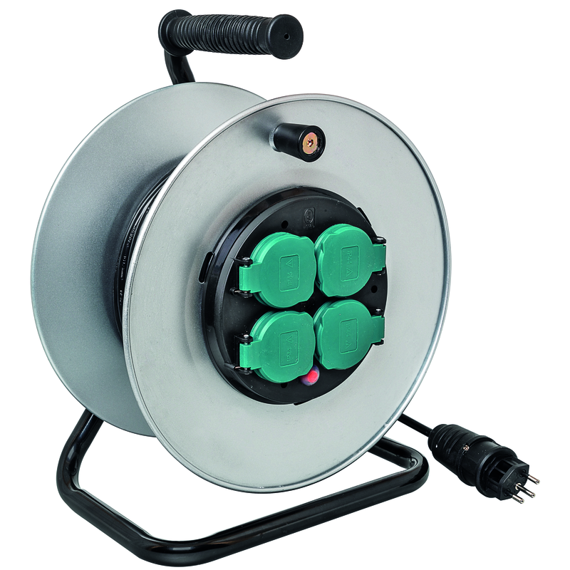 Avvolgicavo in metallo FIX CORE 4xT13 Td 3x1.5mm2 50m IP21 ar/nr