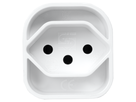 Reiseadapter Schweiz - UK 3-polig max. 10A mit Sicherung ws