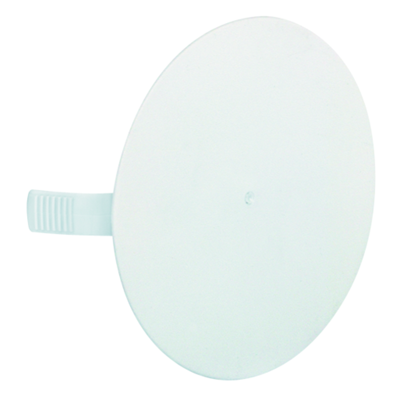 Rosace de plafond blanc Ø 85mm H:1mm