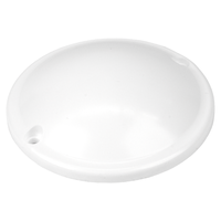 Deckenrosette rund Ø 90mm, Farbe weiss