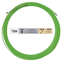 Tire-fil PROFFESSIONAL 15m Ø 3mm avc ressort de recherche + jeu d'accessoires vt