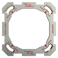 FELLER SNAPFIX® Montageplatte 1-FACH si