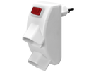 Adaptateur multiple QUARTER 2xT13 avec interrupteur bl