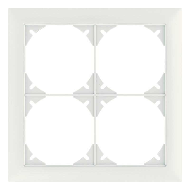 EDIZIOdue cadre de recouvrement à enc. QUADRUPLE (2x2) bl