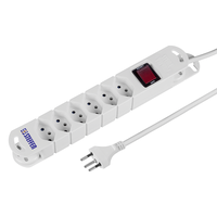 Presa multipla VARIABL 6xT13 3m con magneti bi