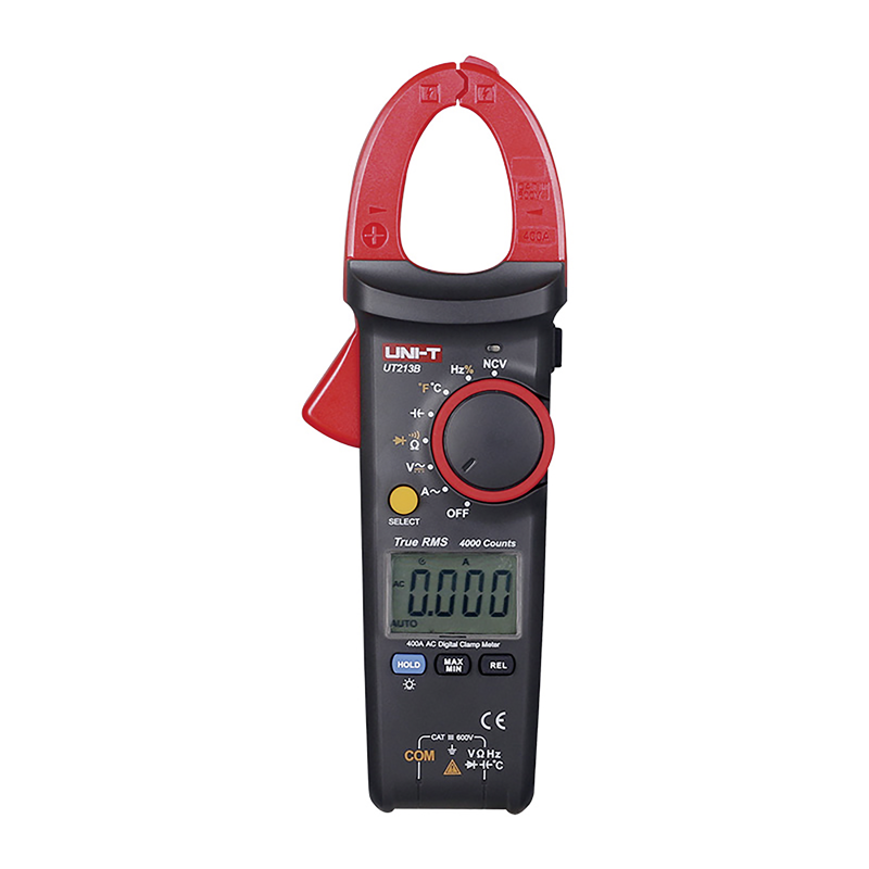 Zangen-Multimeter AC (0-600V/0.001-400A) CATIII 600V rt/sw