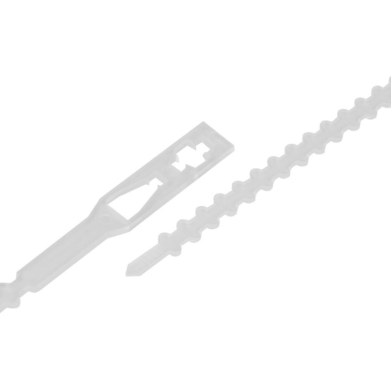 Attaches-câbles nature 234mm x 5.5mm détachable, Pack à 100 pcs.