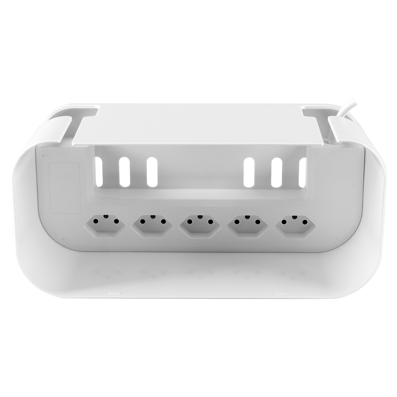 Steffen Cable Organizer Box avec multiprise 5xT13 avec interrupteur externe, bl