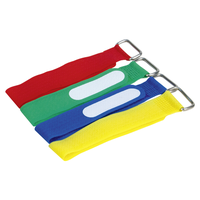 Fascetta in velcro con fibbia 20x212mm 4 pz. assortiti