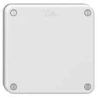Kopp 563748007 Interruttore A Croce Sopraintonaco Per Ambienti Umidi, Grigio, 10AX 250V, IP44