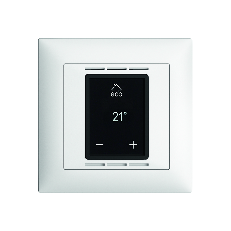 EDIZIOdue Termostato d'ambiente da inc. con display programmabile bi