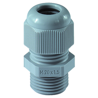 Premistoppa plastica M32x1.5 PA6 f15 grigio RAL 7001 IP68
