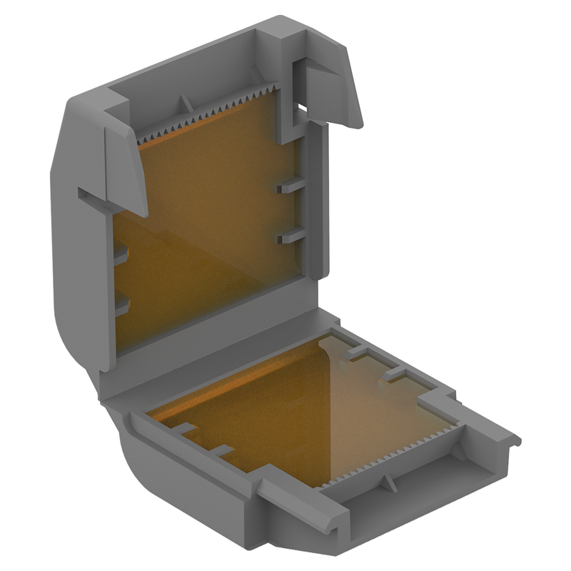 WAGO box da gel per conduttori per Serie 221 2x73 Gr. 2 Blister à 4 pz.