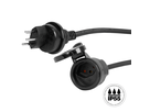 Rallonge électrique GdV 3x1.5mm2 3m T13-T13 IP55 nr