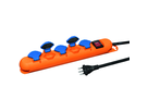 Mulitprise STRONG 5xT13 GdV 3x1.5mm2 3m avec interrupteur et aimants IP21 or